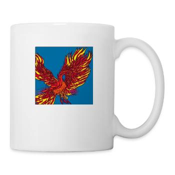 Illustration d’un phénix, style vectoriel - Mug blanc - blanc - Droite
