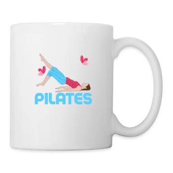 Si c’est facile, ce n’est pas de l’exercice de fitness Pilates - Mug blanc - blanc - Droite