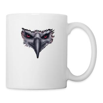 Adler Raubvogel - Tasse - Weiß - Rechts