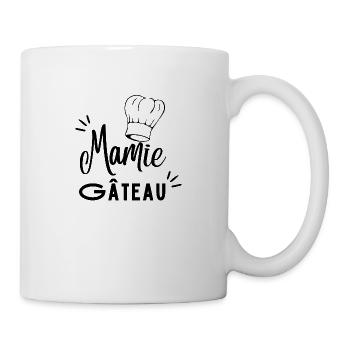 mamie gateau - Mug blanc - blanc - Droite