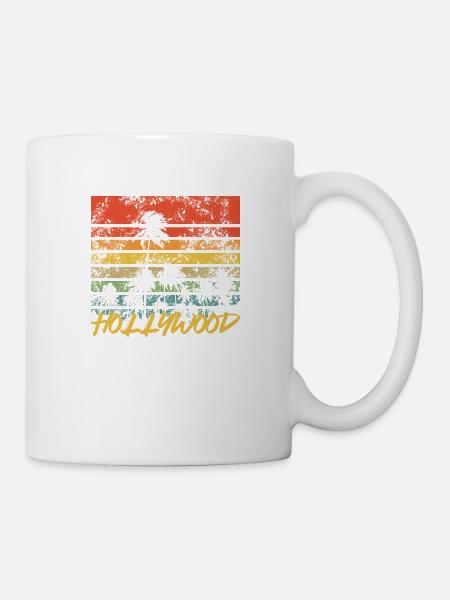 Palms Retro Hollywood - Mug - white