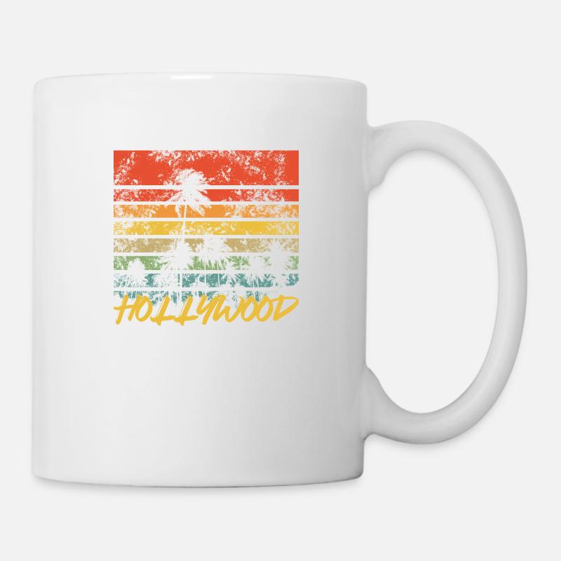 Palms Retro Hollywood - Mug - white
