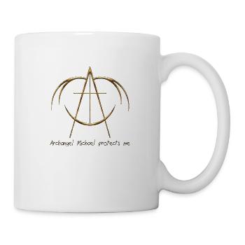 Michael Erzengel Heiliger Christlicher Engel Heiliger Heiliger Snkt - Tasse - Weiß - Rechts