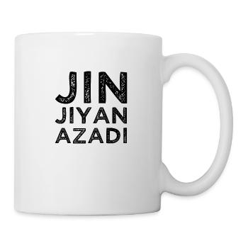 Jin Jiyan Azadi - Women Life Freedom - Mahsa Amini - Mug - white - Right