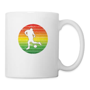 Fußballtrainer Fußballspieler Fußball Fußballer - Tasse - Weiß - Rechts