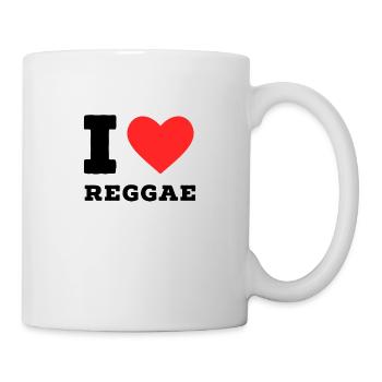 I love reggae - Mug - white - Right