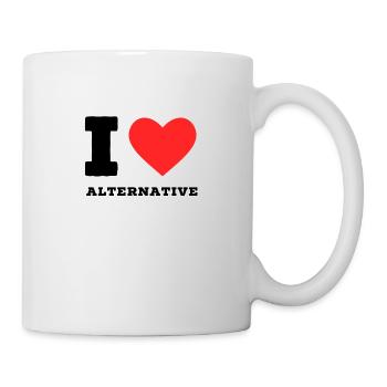 I love alternative - Mug - white - Right