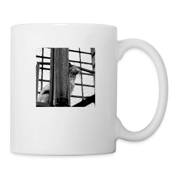 The cat on the roof - Mug - white - Right