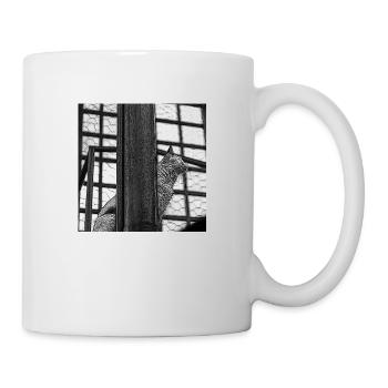 The cat on the roof - Mug - white - Right