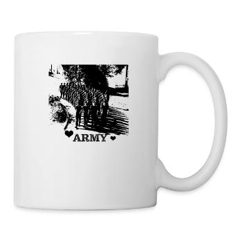 Soldat der Militärarmee - Tasse - Weiß - Rechts