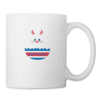 A cute easter rabbit egg - Mug - white - Right
