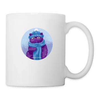 Bonnet de chat - Mug blanc - blanc - Droite