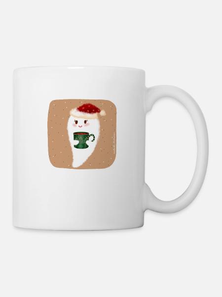 Weihnachtsgeist - Tasse - Weiß