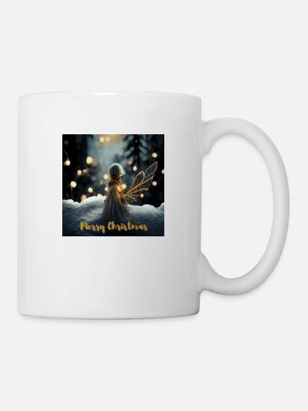 Ange de Noël - nuit de Noël magique - Mug blanc - blanc