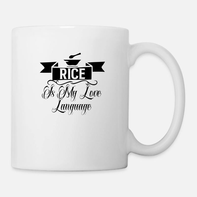 Rise Is My Love Language black - Mug - white