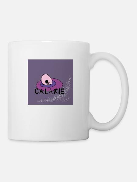 Galaxie - Tasse - Weiß