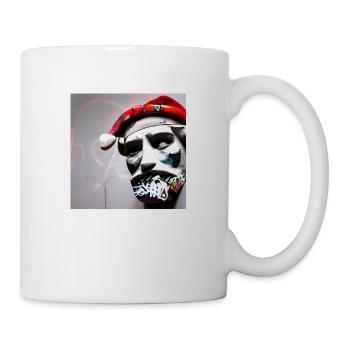 Moderne Kunst - Tasse - Weiß - Rechts
