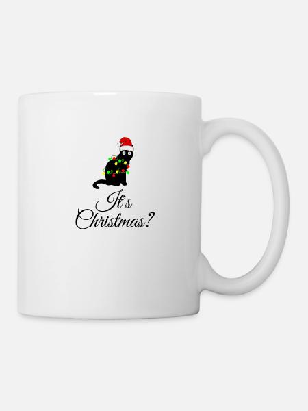 Cat Christmas - Tasse - Weiß