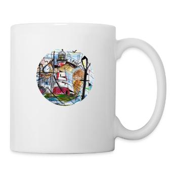 Smeaton's tower - Plymouth England - Mug - white - Right