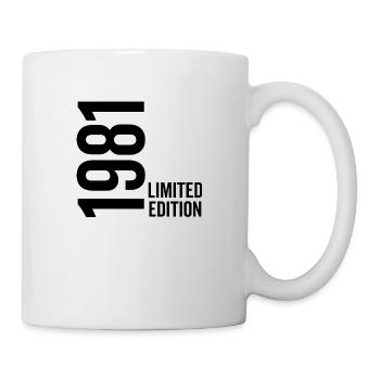 1981 Édition limitée - Mug blanc - blanc - Droite