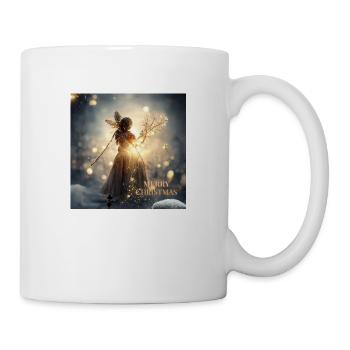 Winterfeenengel am Weihnachtstag - Tasse - Weiß - Rechts