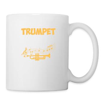 Trumpet Dad Player Father Trumpeter - Tasse - Weiß - Rechts