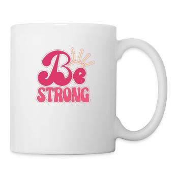 BEST 2023 QUOTES Be Strong - Mug blanc - blanc - Droite