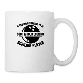 Bowling Cadeau Boule de bowling Cône Bowling bowling - Mug blanc - blanc - Droite