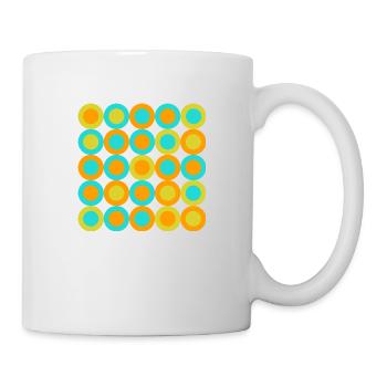 geometric pattern - Tasse - Weiß - Rechts