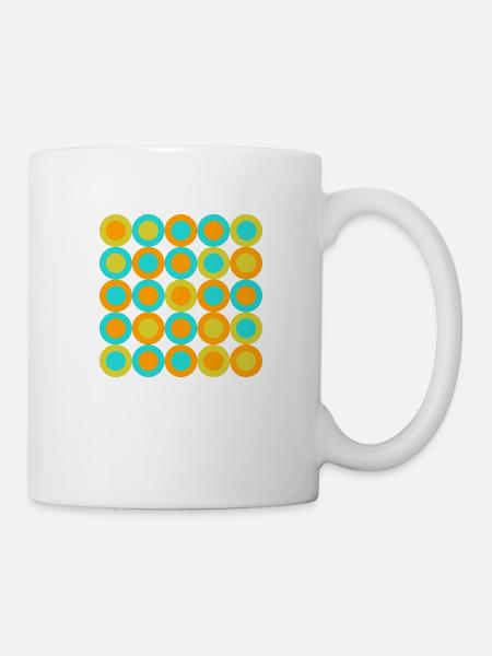 geometric pattern - Tasse - Weiß