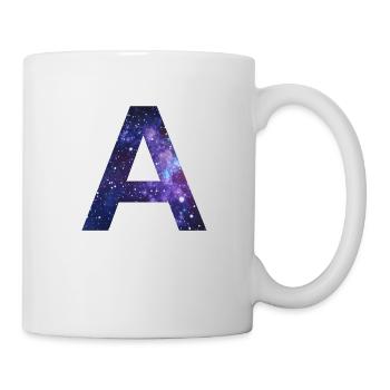 Galaxy A Letter Space Milky Way Cadeau - Mug blanc - blanc - Droite