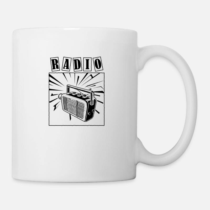 Radio Retro 2 - Mug - white