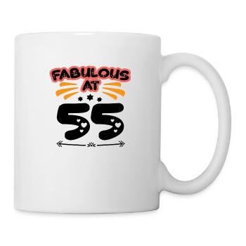 Fabulous At 55 - Mug - white - Right