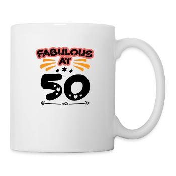 Fabulous At 50 - Mug - white - Right