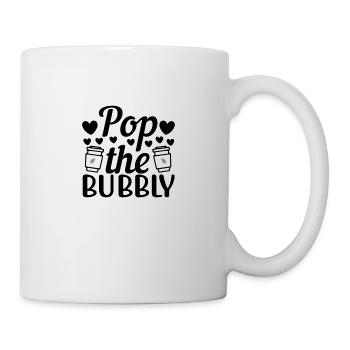 Pop the Bubbly - Tasse - Weiß - Rechts