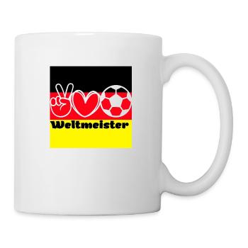 Weltmeister | WM | Fussball Shirt | Deutschland - Tasse - Weiß - Rechts