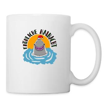 Fröhliche Hainacht Frohe Weihnachten - Tasse - Weiß - Rechts