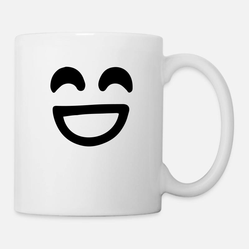Smile Face Vector - Mug - white