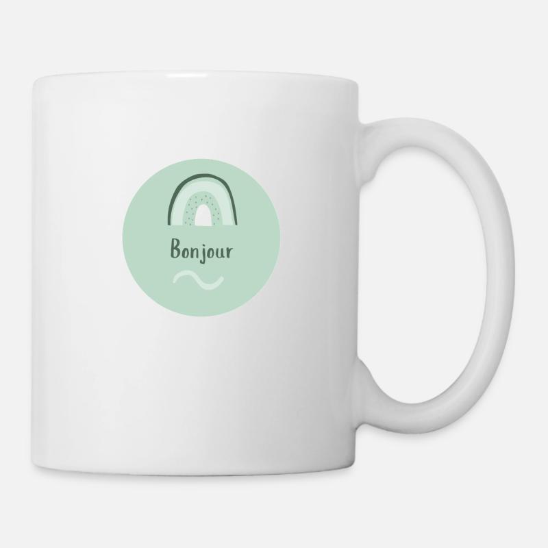 Bonjour - Mug - white