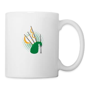Blow Me Bagpiper Scotsman Bagpipe - Tasse - Weiß - Rechts