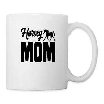 Horsey Mom - Tasse - Weiß - Rechts