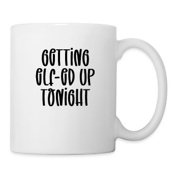 Getting elf-ed up tonight - Mug - white - Right
