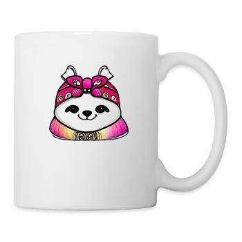 Paresseux Noël doux paresseux drôles animal 05 - Mug blanc - blanc - Droite