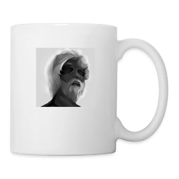 Alter grauer Mann - Tasse - Weiß - Rechts