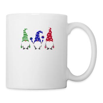 Süße Weihnachtswichtel - Tasse - Weiß - Rechts