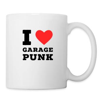 Ich liebe Garage Punk - Tasse - Weiß - Rechts