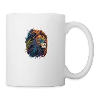Colorful Lion Head - Mug - white - Right