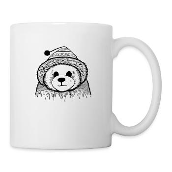 Noël Ours polaire Ours d’hiver Animaux des neiges Animaux 12 - Mug blanc - blanc - Droite