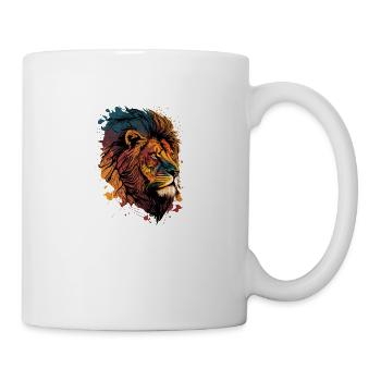 Lion is the King of the Animal Kingdom - Mug - white - Right