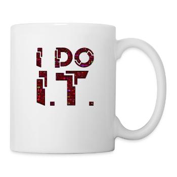 IT guy support geek computer computer geek je le fais - Mug blanc - blanc - Droite